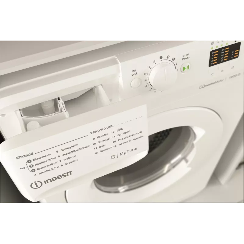 Lavadora Indesit MTWSA 61294 W PL 1200 rpm 6 kg