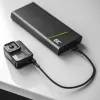 Cable USB Green Cell KABGC19 USB 2.0 2m USB A USB C negro