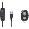 LogiLink trípode con anillo de luz para smartphone con disparador remoto para smartphone de 10,16 cm - 17,78 cm (4 - 17,80cm (7)), - 1 unidad (AA0152)