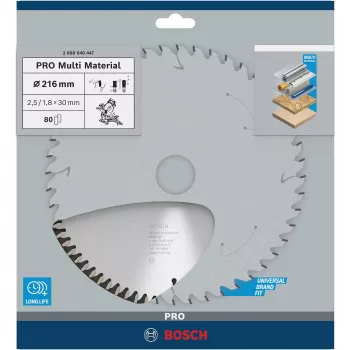 Hojas de sierra circular Bosch Multi Material