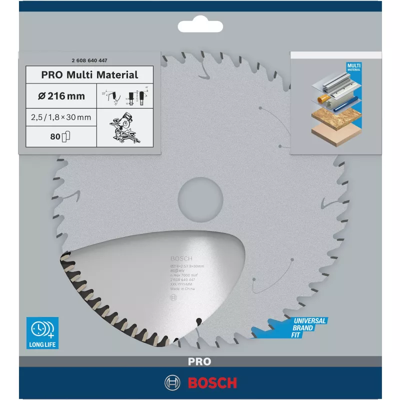 Hojas de sierra circular Bosch Multi Material