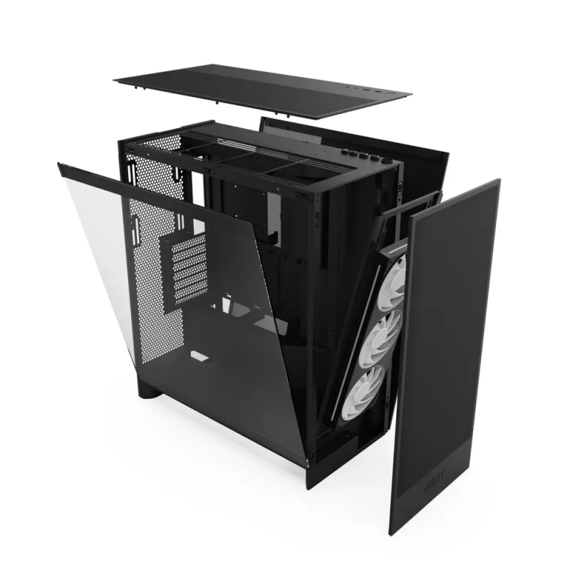NZXT H7 Flow RGB Midi Tower negro