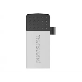 Transcend JetFlash Mobile 380 - Unidad flash USB - 16 GB - USB 2.0 - plateado (TS16GJF380S)