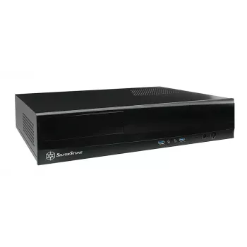 SilverStone MILO ML03 - Sobremesa - Micro-ATX - sin fuente de alimentación (ATX / PS/2) - Negro - USB/Audio (SST-ML03B-R)