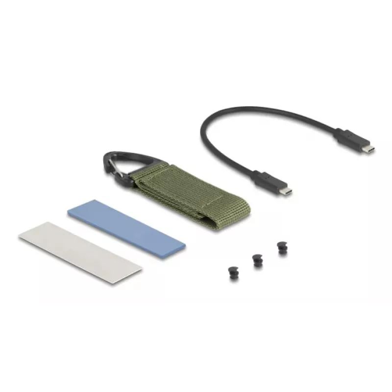 Carcasa para SSD DeLOCK 42033 gris M.2 PCI Express 40 Gbit/s