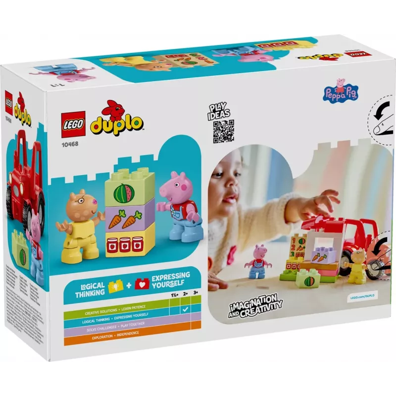 LEGO DUPLO 10468 Peppa Pig tractor y mercado