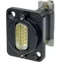 Adaptador D-SUB Neutrik conector macho D-SUB 15 pol. - conector hembra D-SUB 15 pol. NADB15MF-B 1 ud. (NADB15MF-B)