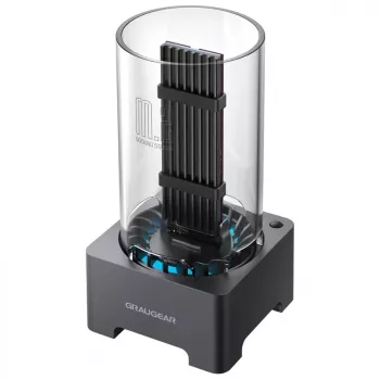 Estación de acoplamiento para unidad de almacenamiento GRAUGEAR G-M2DK-AC-10G USB 3.2 Gen 2 (3.1 Gen 2) Type-C negro (G-M2DK-AC-10G)