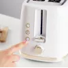 Tostadora Taurus TO800P 2 rebanadas 800 W blanca con control por botones y mando giratorio