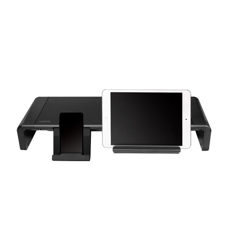 Soporte de sobremesa ergonómico para monitor, máx. 25 kg