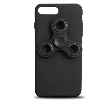 Funda para smartphone Spinner Case para Samsung A3 (2017) – negra, diseño resistente