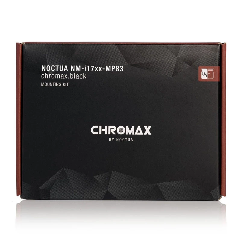 Kit de montaje Noctua NM-I17XX-MP83 chromax.negro para disipadores Noctua compatibles con LGA1700