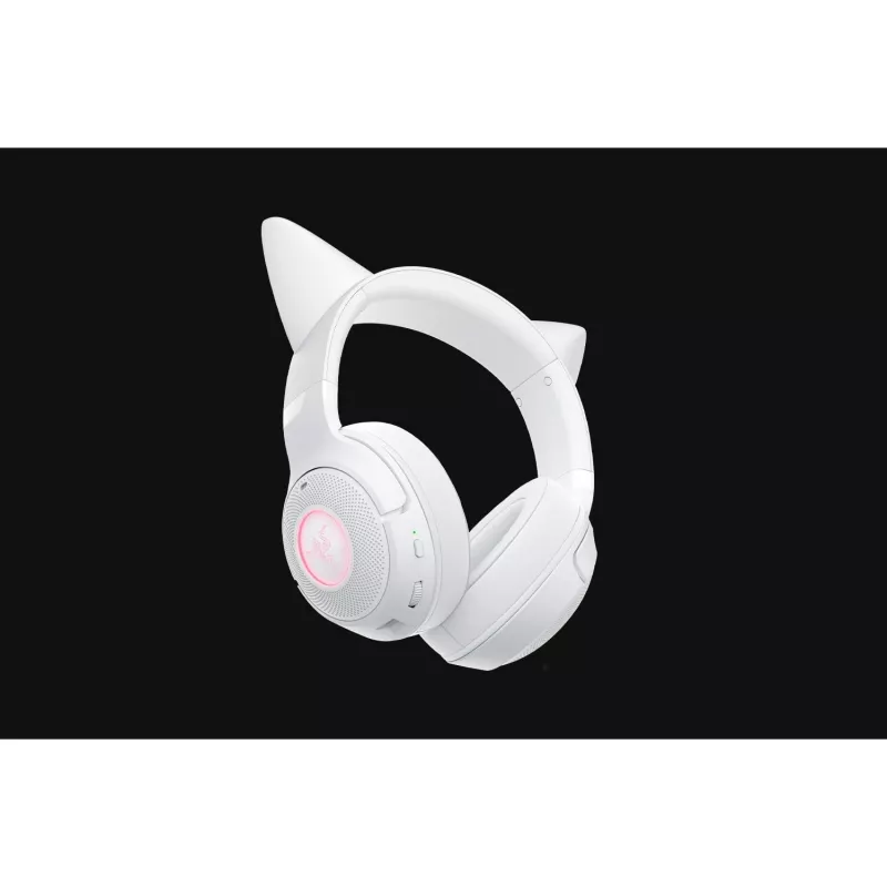 Auriculares gaming inalámbricos Razer Kraken Kitty V2 BT blanco con Bluetooth, THX Spatial Audio, iluminación RGB