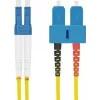 Cable de parcheo de fibra óptica helos 9/125 µm OS2 LC a SC dúplex 0,5 m