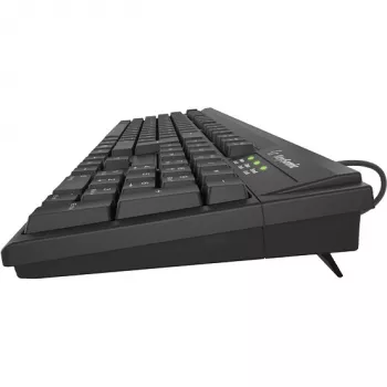 KeySonic KSK-8008U-IP teclado oficina/teletrabajo USB negro