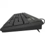 KeySonic KSK-8008U-IP teclado oficina/teletrabajo USB negro