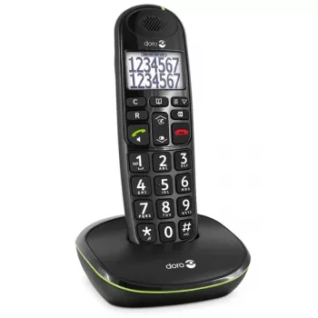 Teléfono DECT Doro PhoneEasy 110 identificación de llamadas negro