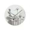 Reloj NeXtime 8088 Grass, Ø43 cm, reloj de pared, gris