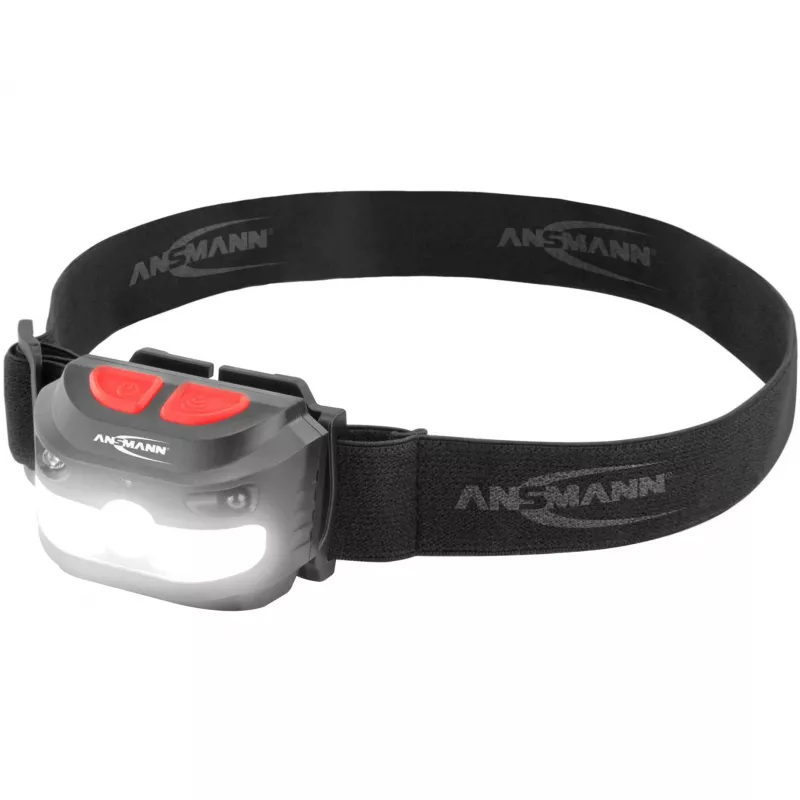 Linterna frontal Ansmann HD250RS negra COB LED 4W IP54