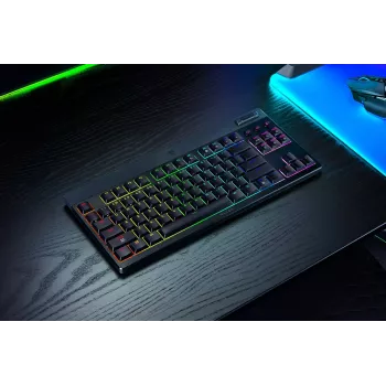 Teclado gaming Razer BlackWidow V4 Low-Profile Tenkeyless HyperSpeed USB RF Wireless Bluetooth QWERTY US International negro
