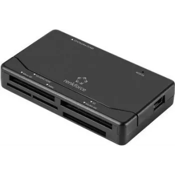 Renkforce RF-PCR-150 lector de tarjetas externo USB 2.0, negro (RF-5152720)