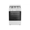 INDESIT Cocina | I6G5KCW | Tipo de placa Gas | Tipo de horno Eléctrico | Blanco | Ancho 60 cm | Función grill | Fondo 60 cm | 72 L