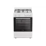 INDESIT Cocina | I6G5KCW | Tipo de placa Gas | Tipo de horno Eléctrico | Blanco | Ancho 60 cm | Función grill | Fondo 60 cm | 72 L