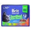 BRIT Premium Cat Sterilised Plate - Comida húmeda para gatos - 12x100g