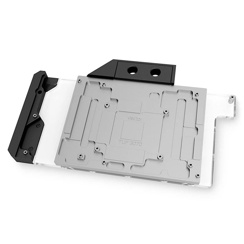 Bloque de agua EK Water Blocks acrílico cobre negro níquel transparente
