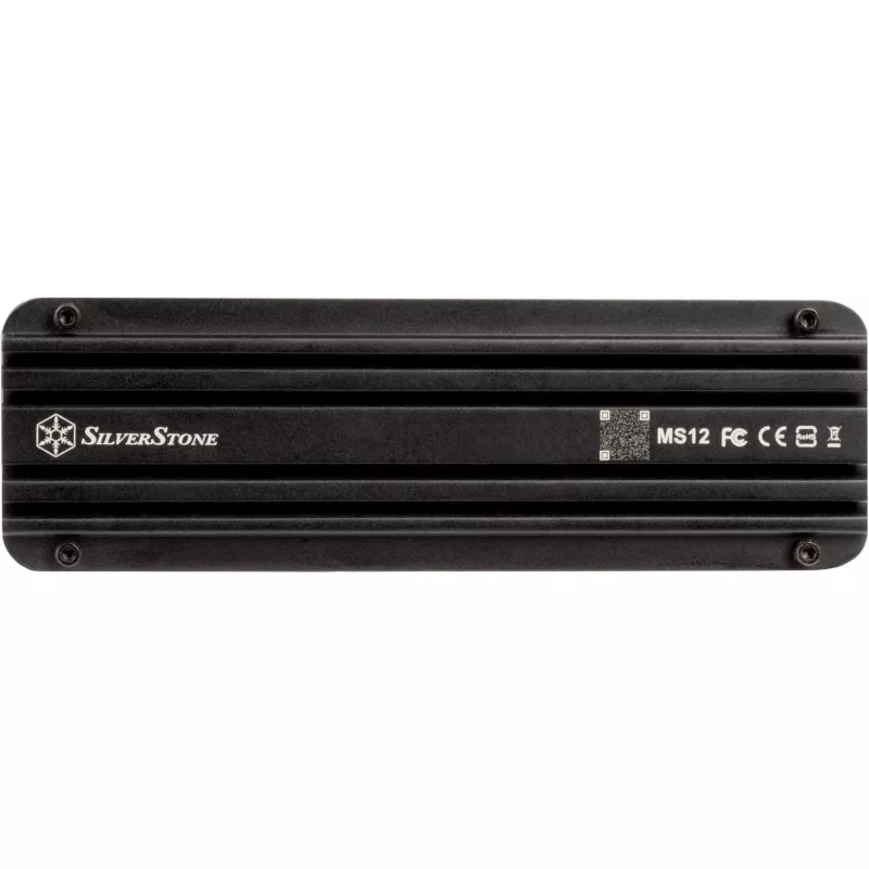 Caja para SSD Silverstone MS12 negra M.2