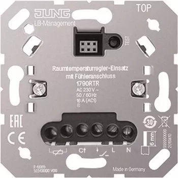 Toma de corriente Type F Jung 1790RTR, carcasa de plástico, 50/60 Hz, 1 ud.