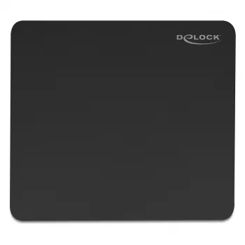 Alfombrilla de ratón DeLOCK 12149 negra 400x450 mm goma base antideslizante