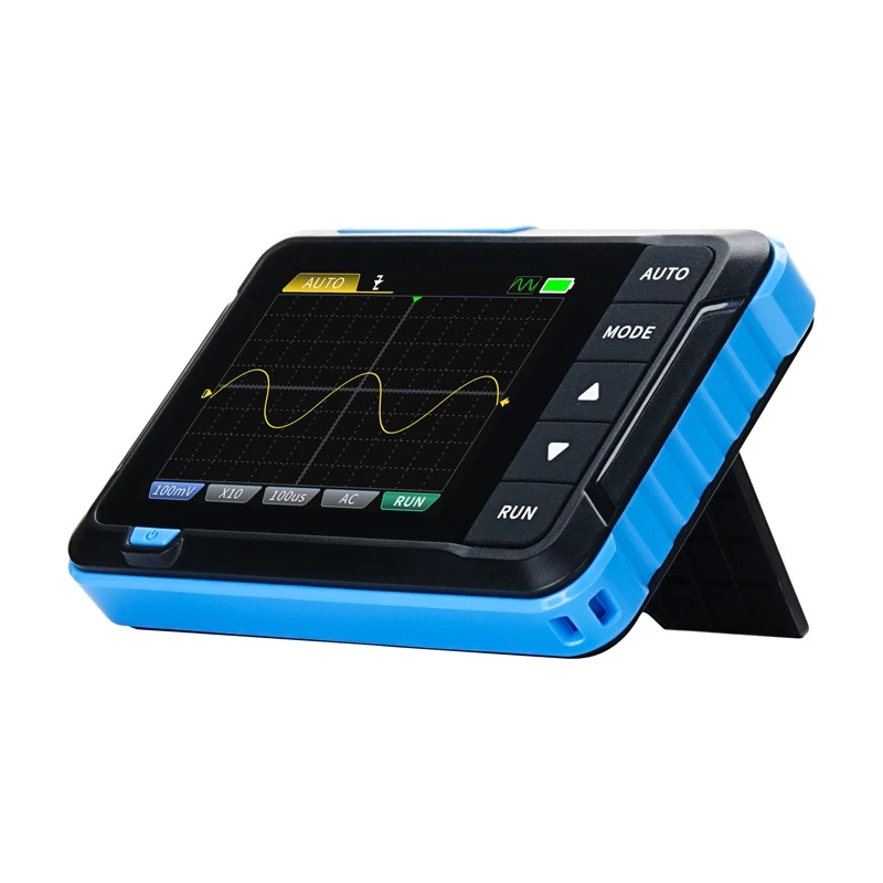 Osciloscopio mini portátil 2 en 1 y generador de señal Fnirsi DSO510 — ancho de banda 100 MHz, frecuencia de muestreo 1 GS/s