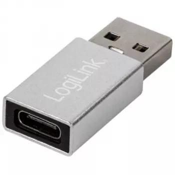 LogiLink AU0056 adaptador USB 3.2 Gen 1 USB Type-C conector hembra Plateado