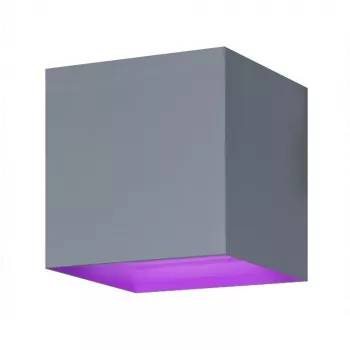 Aplique de pared exterior inteligente Hombli, gris