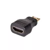 Adaptador HDMI Akyga AK-AD-04, conector hembra HDMI a conector macho Mini-HDMI, negro