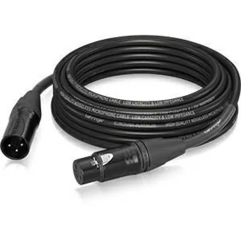 Cable de micrófono Behringer PMC-1000 XLR hembra a XLR macho, 10 m