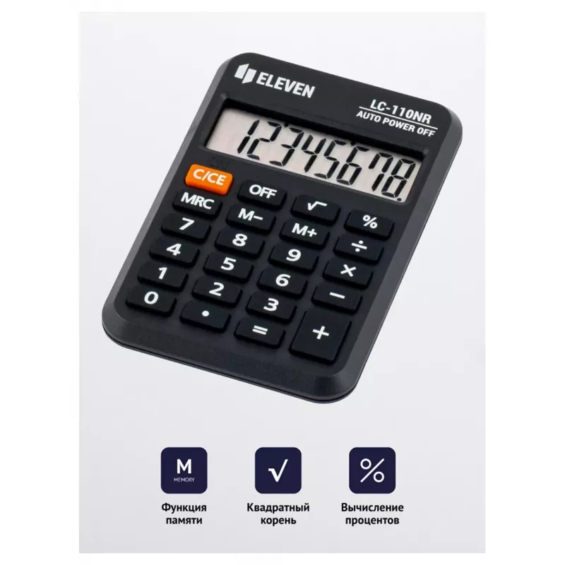 Eleven LC-110NR (EU) calculadora de bolsillo