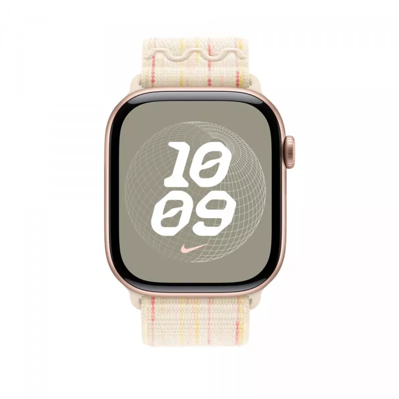 Starlight/rosa Nike Sport Loop 46 mm