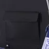Andador de cuatro ruedas con asiento, azul/negro