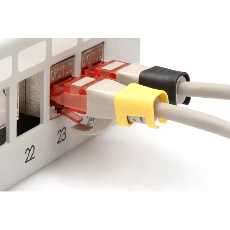 Clip de codificación por colores Digitus A-CC-M varios colores PVC 100 uds.