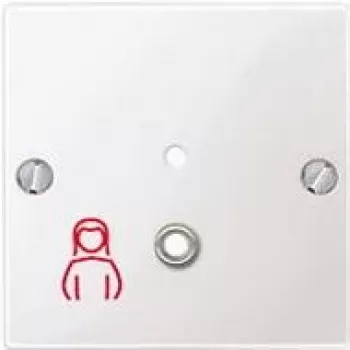 Merten MEG4843-0325 placa mural/tapa de interruptor blanca (MEG4843-0325)