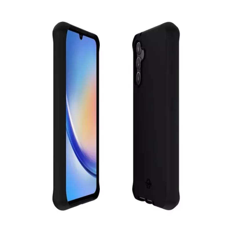 Mobilis Spectrum_R 066040 funda para Samsung Galaxy A34 5G, negro sólido mate