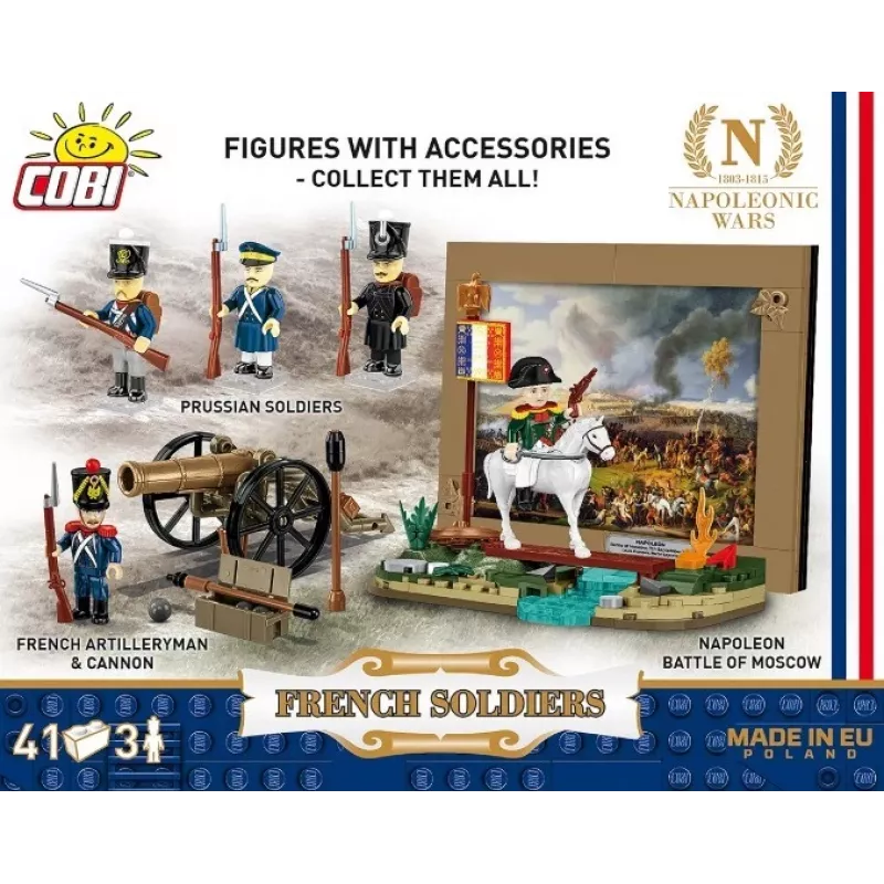 Set de construcción Soldados franceses, 41 piezas