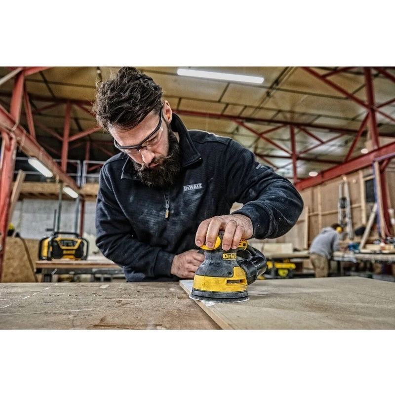 Lijadora orbital DeWalt DWE6423-QS, 280 W, 8.000–12.000 OPM, 2,6 mm de órbita, 1,28 kg