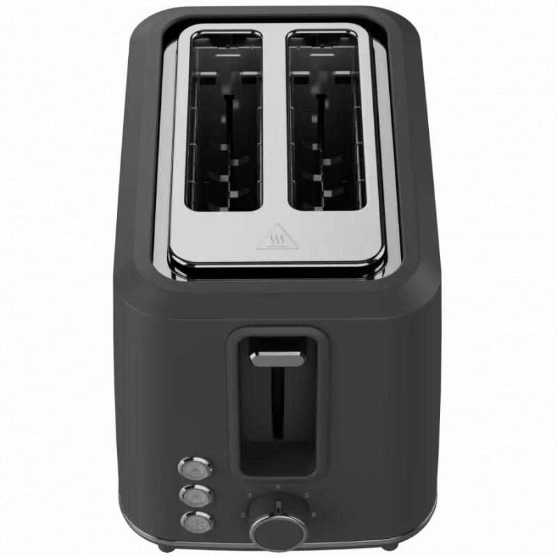 Tostadora eléctrica AENO ATS0001G — 2 ranuras, 220–240 V 50–60 Hz, 920–1080 W, 3 modos, 7 niveles de tostado, gris
