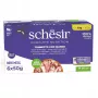 SCHESIR en gelatina atún con ternera - Comida húmeda para gatos - 6 x 50 g