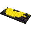 Teclado gaming mecánico inalámbrico LORGAR KBP7075W — Negro/Amarillo, distribución EN
