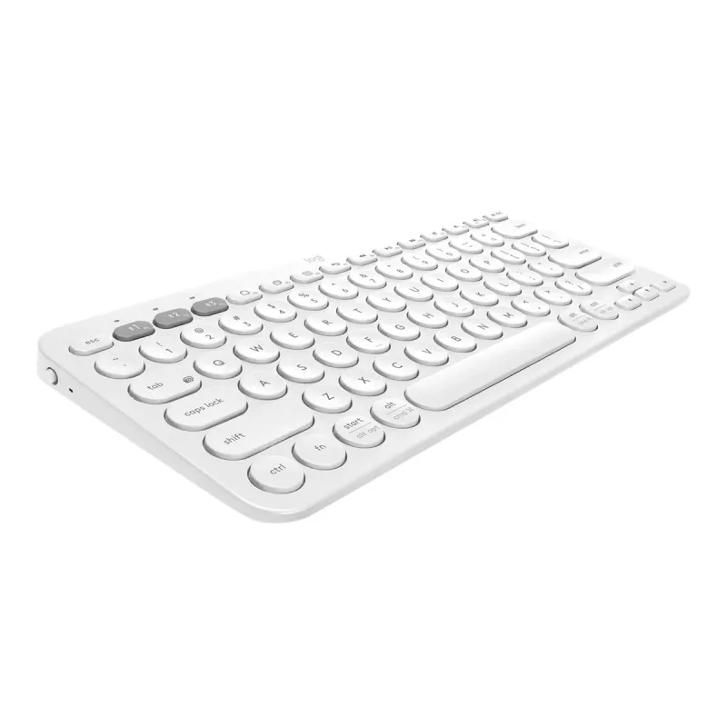 Logitech Multi-Device K380 - Teclado - Inalámbrico - Bluetooth 3.0 - Alemán - Blanco roto