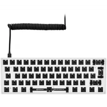 Sharkoon Skiller SGK50 S4 Barebone Teclado gaming USB Blanco